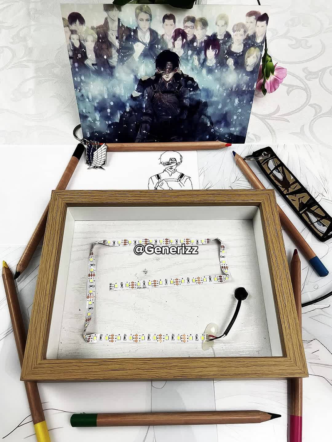 Attack on Titan - Fallen Comrades - Levi Final Salute LED Light Painting