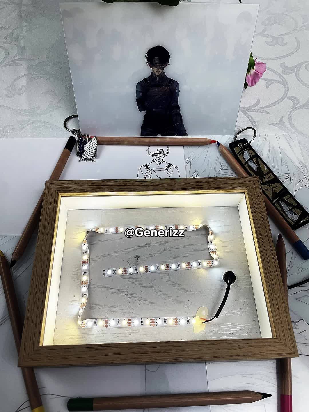 Attack on Titan - Fallen Comrades - Levi Final Salute LED Light Painting