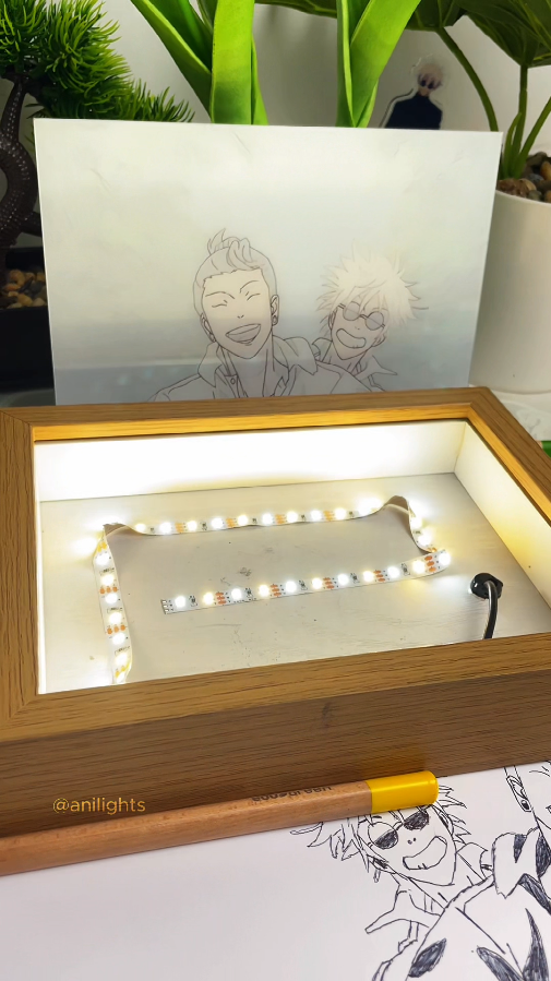 Jujutsu Kaisen - Gojo & Geto Summer Scene LED Light Painting