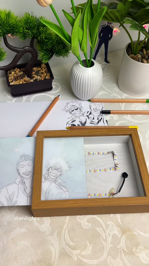 Jujutsu Kaisen - Gojo & Geto Summer Scene LED Light Painting