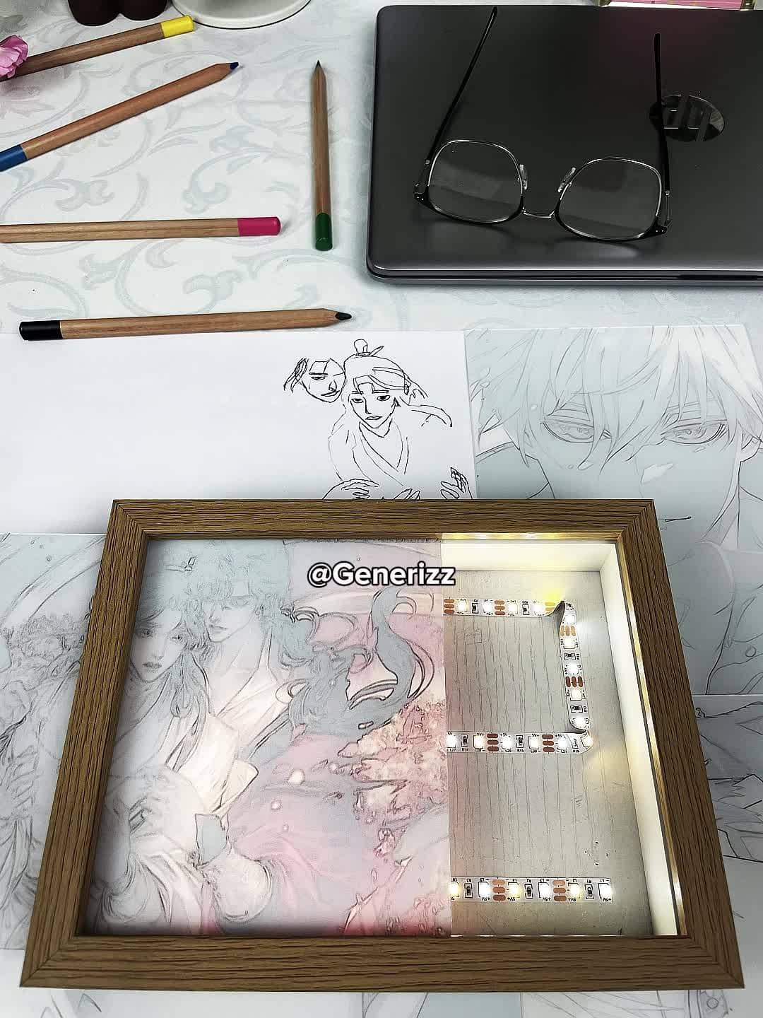 Heaven Officials Blessing - Hua Cheng x Xie Lian LED Light Painting