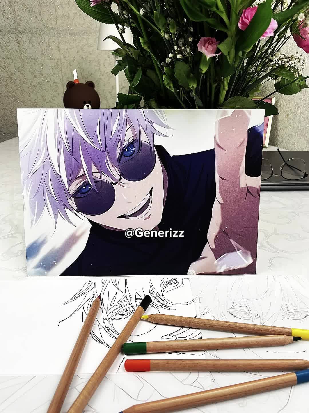 Jujutsu Kaisen - Gojo's Past Arc: Student Gojo LED Light Painting