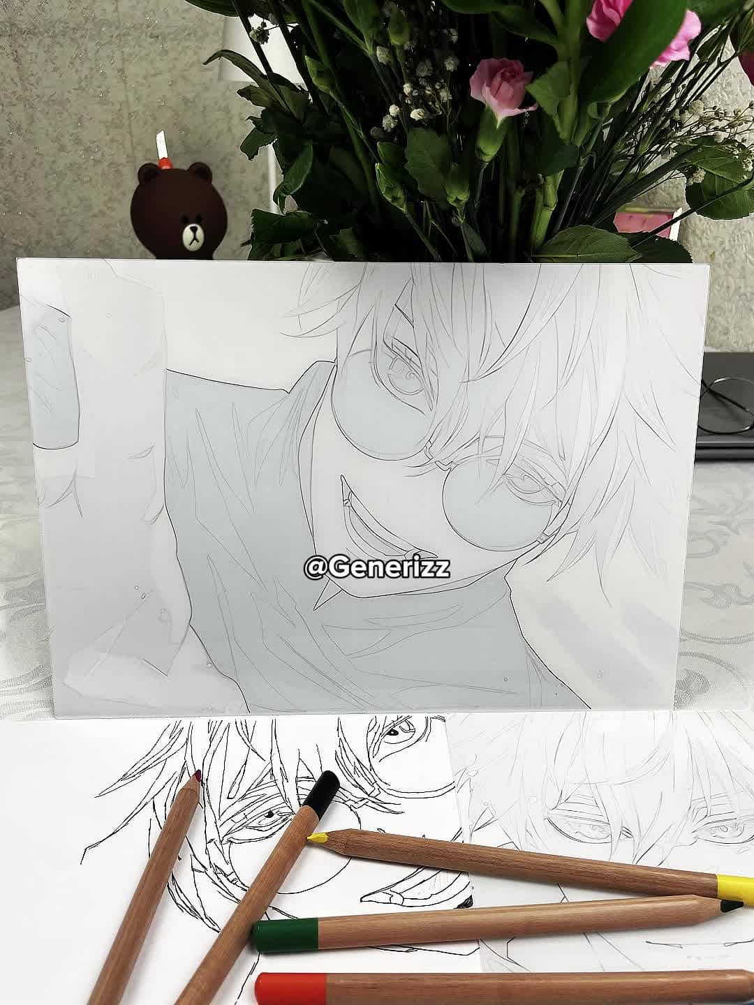 Jujutsu Kaisen - Gojo's Past Arc: Student Gojo LED Light Painting