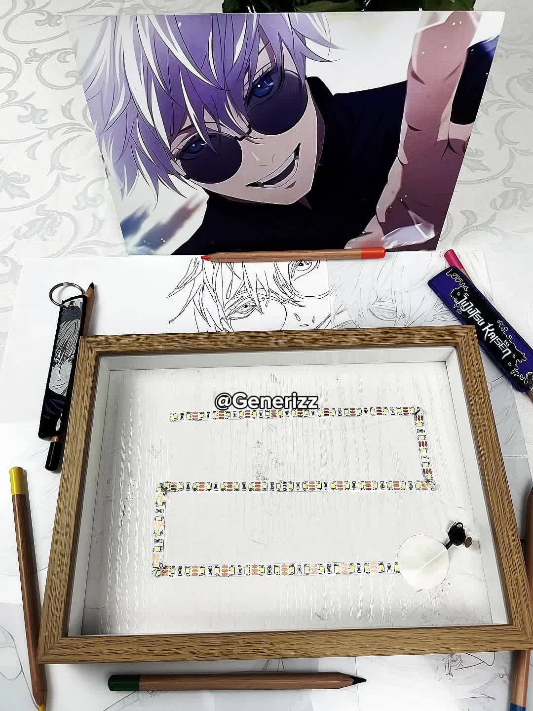 Jujutsu Kaisen - Gojo's Past Arc: Student Gojo LED Light Painting