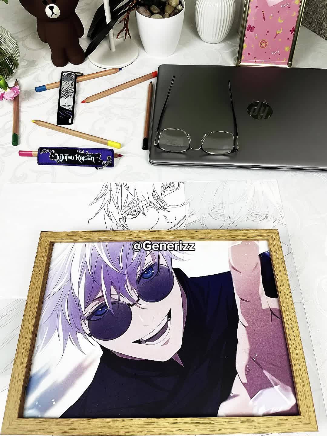 Jujutsu Kaisen - Gojo's Past Arc: Student Gojo LED Light Painting