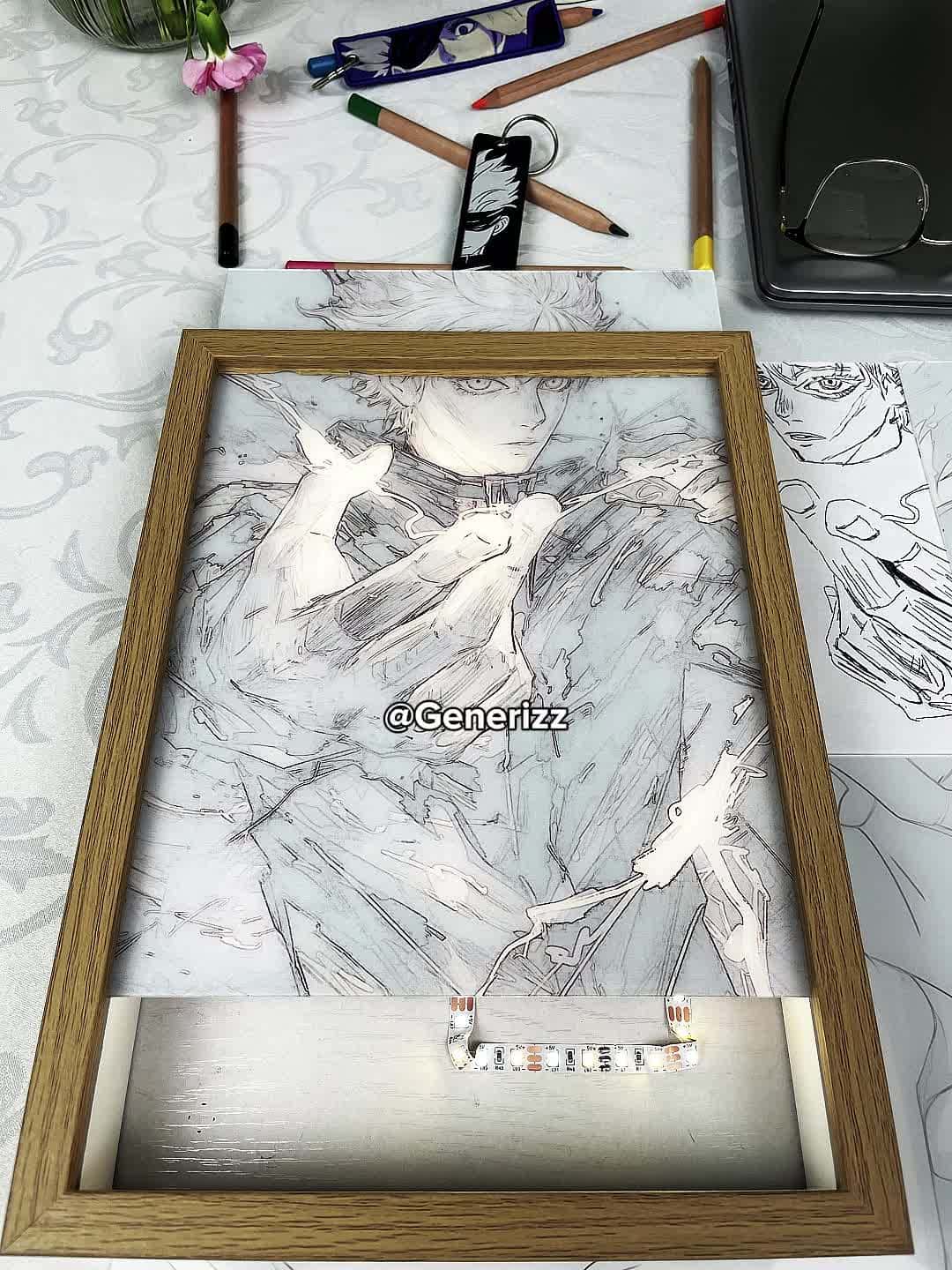 Jujutsu Kaisen - Hollow Technique: Purple: Gojo LED Light Painting