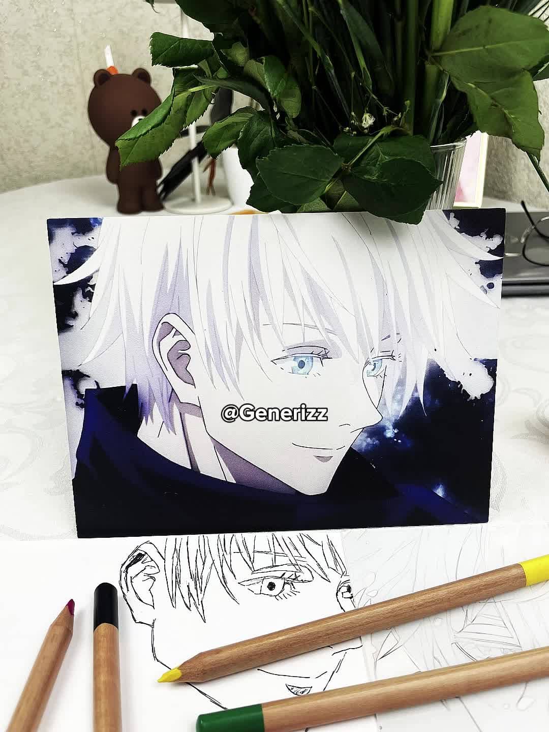 Jujutsu Kaisen - Jogo Fight Scene: Gojo Six Eyes LED Light Painting