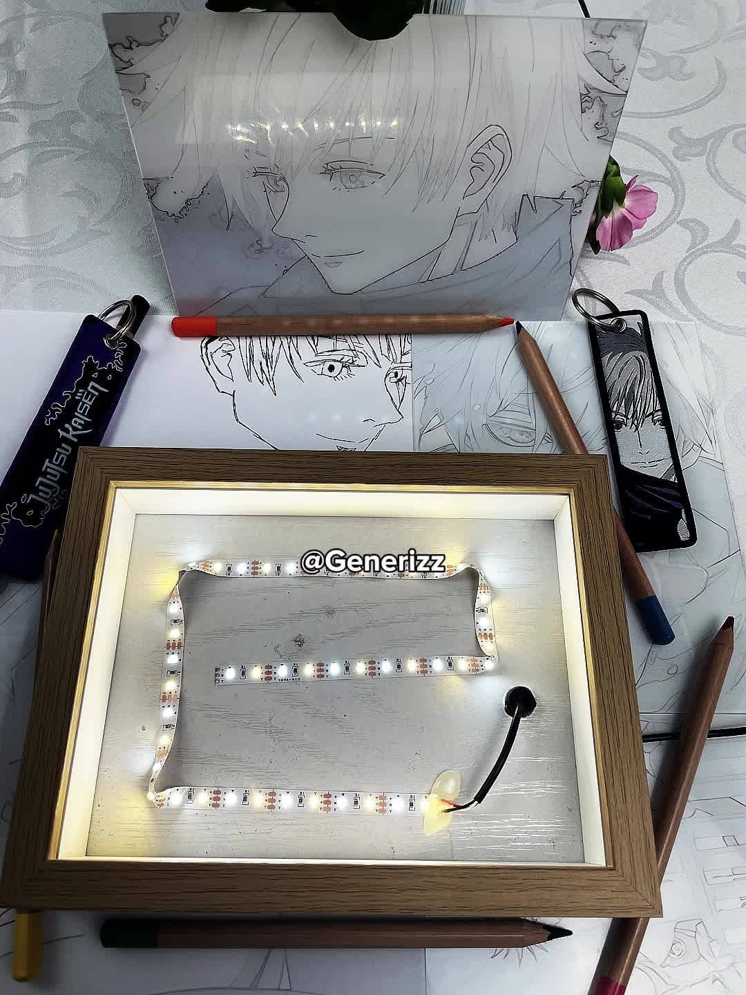 Jujutsu Kaisen - Jogo Fight Scene: Gojo Six Eyes LED Light Painting