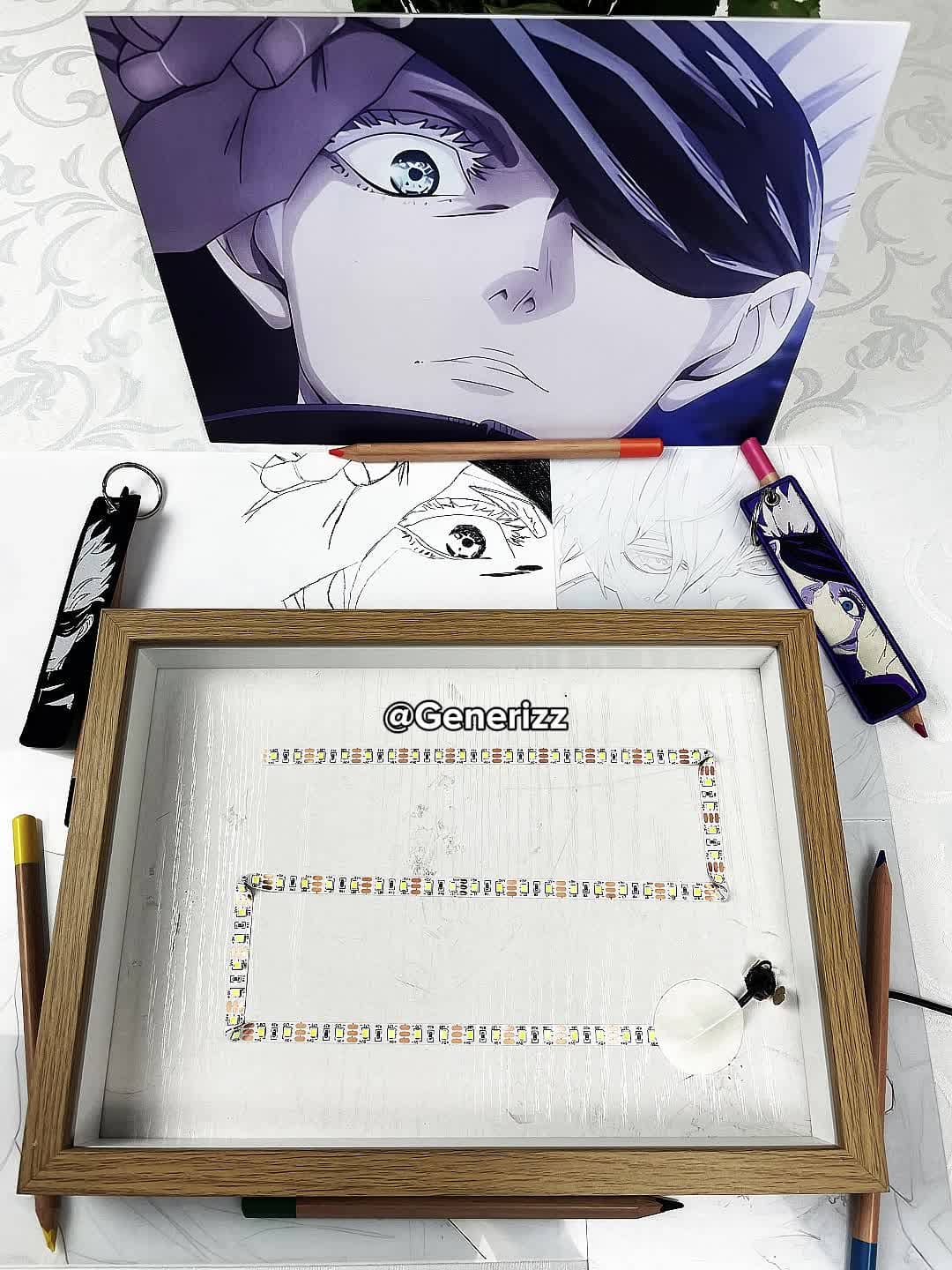 Jujutsu Kaisen - Jogo Fight Scene: Gojo Blindfold LED Light Painting