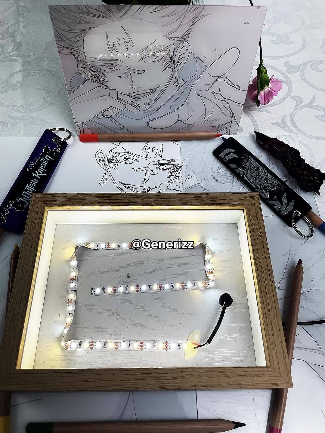 Jujutsu Kaisen - King of Curses: Ryomen Sukuna LED Light Painting