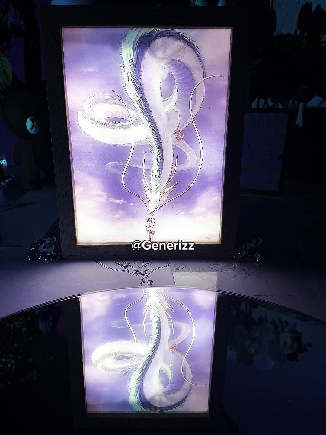 Spirited Away - Touching Scene: Chihiro x Haku LED Light Painting