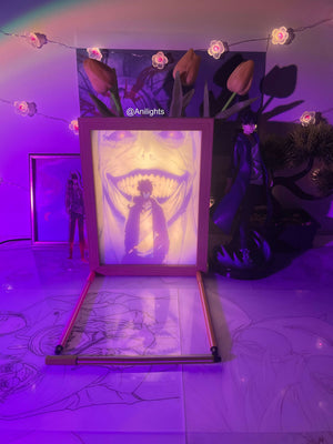 Solo Leveling - Jinwoo x Statue of God LED Light Painting