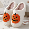Halloween Warm Spooky Pumpkin Slippers